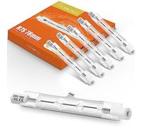 Tomosu 6x Bombilla Halógena R7s 78mm 150W, Reguable 2880LM, Blanco cálido