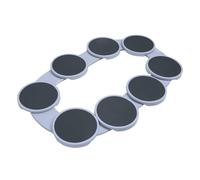 Tomvorks Bandeja Giratoria con Rotación de 360°, Organizador Multifuncional para Mesa de Comedor, ABS Ligero para Reuniones Familiares