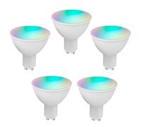 Tomvorks Control de Voz WiFi Bombilla Inteligente RGB+CW LED 5W GU10 Luz Regulable para un Uso Conveniente (5)