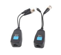 Tomvorks Par de Transceptores Pasivos de Vídeo Balun para Sistemas CCTV con Señales HD-CVI HD-TVI: Compacto, Fácil Instalar, Ahorra Costes Cable entre un 30% y un 50%