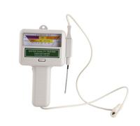 Tomvorks Probador de Calidad del Agua para Piscina, Detector Duradero de PH CL2 con Pantalla Visualización para Hidroponía Spa, Color Blanco