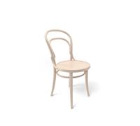 TON Silla Ton no.14 Haya lacado transparente-asiento chapa New Fanér