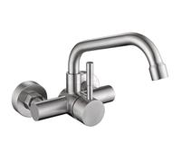 Tondiy Grifo Cocina de Pared 11cm Orificio de Montaje, Grifería Mural