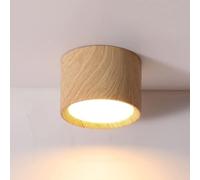 TONFON Downlight LED escandinavo Punto de pasillo montado en superficie redonda Mini sala de estar Pasillo Entrada Techo Hogar Focos pequeños negros for pasillo Balcón Entrada Vestíbulo Escalera Pasil