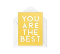 Tongue in Peach Tarjetas de agradecimiento | You Are The F* cking Best Card | Thankyou Friend Thinking Of You Best Friends Graduación Bien hecho Gracias Colleague CBH1075