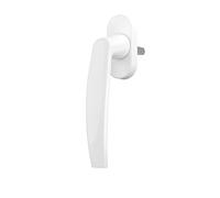 ToniTec - Ventana mango aluminio blanco con 35 mm lápiz Longitud Incluye Tornillos