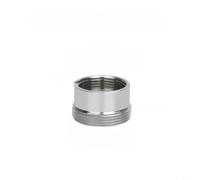 TONIXY Adaptador de grifo, adaptador de aireador, conector de cobre para grifos de cocina y baño, para reducción de salpicaduras y optimización del flujo de agua, rosca de 18 mm a 22 mm, atornillable