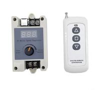 TONIXY Para controlador de motor Pwm Dc, controlador de motor CC con control remoto inalámbrico para regulador Pwm 6V-28V 5A para motor de actuador lineal, módulo de pantalla LED