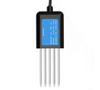 TONIXY Sensor de suelo USB NPK pH para temperatura humedad IP68 impermeable | Punta de aleación de acero inoxidable; resistente; construcción; lectura precisa de múltiples parámetros; interfaz USB