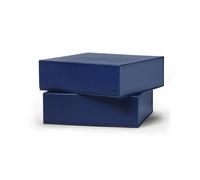 TÔNN furniture Caja de almacenamiento Pac box Midnight blue. large 32.5×10.5×30 cm. 2-pack