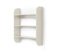 TÔNN furniture Estantería de pared Strapats 62x73.6 cm Off-white