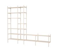 TÔNN furniture Estantería de TV Portal. Off white. 279 cm