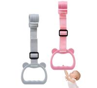 TonStyle Anillas para Cunas y Parques, 2 Piezas Anillas Parque Bebe, Anillos de Corralito de Bebé, Anilla para Parque infantil, Ayuda a su Bebe a Ponerse de Pie Facilmente Regalos Niños-Tamaño Grande
