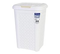 Tontarelli 49700 Papelera Baño 10L Arianna Blanco