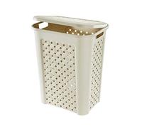 Tontarelli Cesto para Ropa Arianna 30 litros Modelo Angora, Beige
