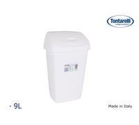Tontarelli Papelera Aurora con tapa basculante de 9L