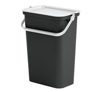 Tontarelli Papelera MODA 10L con Asa - Diseño Moderno Black and white