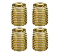 Tonysa 20 Piezas Insertos de Rosca Autorroscantes de Acero Al Carbono, Accesorios Duraderos para Reparaciones de Maquinaria y Automóviles (#2)