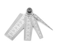 Tonysa Juego de Galgas de Espesores de Acero Inoxidable, Herramienta de Medición de para Inspección de Espacios y Tamaños de Orificios, Rango de 1-29 Mm, Diseño Duradero y Portátil