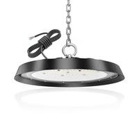 toobettp Lámpara LED Industrial UFO 300W, 30000LM Alta Bahía para Talleres | Alto Brillo 6000K Blanco FríO,Impermeable IP65, IluminacióN De AlmacéN,High Bay Lampara Para FáBrica,Taller,Garaje Patio
