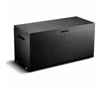 TOOD Baúl de almacenamiento de resina 350 L - Gris antracita