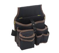 Tool Pouch, Multi Pocket Waterproof Tool Waist Bag, 8.07x4.72x9.25 Inches Compact Design, Belt Storage Organizer for Gardeners, Carpenters, Electricians, Screwdrivers, Tape Measure