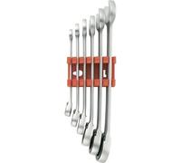 TOOLCRAFT 824124: Juego de 6 llaves de tubo con anillo y cabeza de martillo. Dimensiones (métricas): 8 - 19 mm