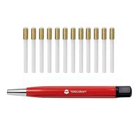 TOOLCRAFT TO-5864070 - Juego de 12 cepillos de limpieza para borrador de fibra de vidrio, fibra de vidrio, diámetro de 4 mm, diámetro de 11 mm