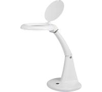 TOOLCRAFT TO-7427307: Lámpara de aumento LED para escritorio, tipo SMD, 5W, diámetro 100 mm. Factor de aumento: 1.75x, 4x. Dimensiones: 100 mm. nergética (2021)