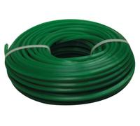 Toolland Alambre de recortador, nylon, verde, 3.2 mm, 100 m