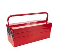 Toolland caja de herramientas metálica 530 x 200 x 200 mm, 5 comparti