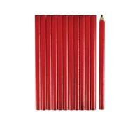 Toolland Conjunto de 12 lápices profesionales de carpintero, para marcas de precisión y poder de marcado de confianza, 175 mm