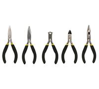 Toolland Conjunto de alicates en miniatura, 5 piezas para un trabajo fino y preciso