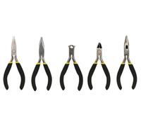 Toolland Conjunto de alicates en miniatura, 5 piezas para un trabajo fino y preciso