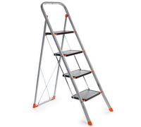Toolland escalera de tijera, 4 peldaños, plegable, taburete doméstic