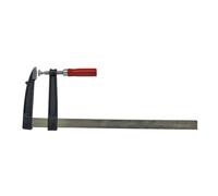 Toolland f clamp, 800 x 120 mm, 1360 g, mango ergonómico, rojo