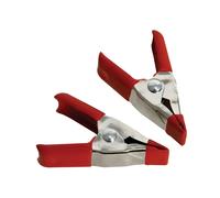 Toolland - Juego de Pinzas con Resorte - 2" - Metal - 4 Uds. - Herramientas Manuales