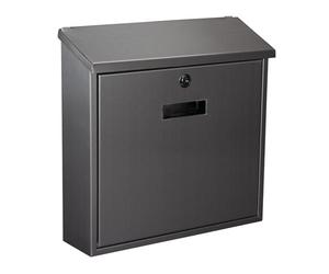 Toolland monaco mailboxes plata buzón de correos para montaje en pare