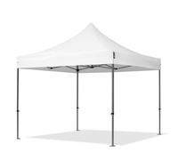 TOOLPORT 3x3 m Carpa plegable, PREMIUM acero 40mm, blanco - (600110)