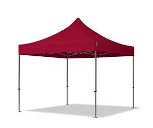 TOOLPORT 3x3 m Carpa plegable, PREMIUM acero 40mm, rojo - (600031)