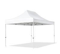 TOOLPORT 3x4,5 m Carpa plegable, ECONOMY acero 30mm, blanco - (581836)