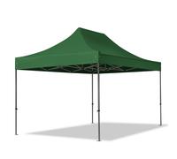 TOOLPORT 3x4,5 m Carpa plegable, PREMIUM acero 40mm, verde oscuro - (600050)