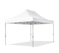 TOOLPORT 3x4,5 m Carpa plegable, PROFESSIONAL aluminio 40mm, blanco - (600192)