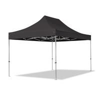 TOOLPORT 3x4,5 m Carpa plegable, PROFESSIONAL aluminio 40mm, negro - (600198)