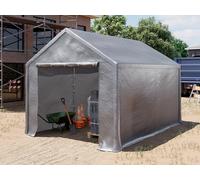 TOOLPORT 3x4m Carpa almacén, Lona de PE, gris - (4770)