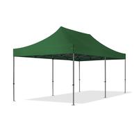 TOOLPORT 3x6 m Carpa plegable, PREMIUM acero 40mm, verde oscuro - (600073)