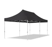 TOOLPORT 3x6 m Carpa plegable, PROFESSIONAL aluminio 40mm, negro - (59122)