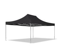 TOOLPORT 4x6 m Carpa plegable, PROFESSIONAL aluminio 50mm, negro - (578934)