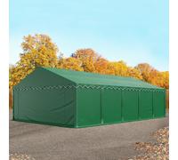 TOOLPORT Carpa almacén 5x10 m, PVC 700, verde oscuro - (6172)