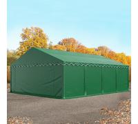 TOOLPORT Carpa almacén 5x8 m, PVC 700, verde oscuro - (6066)
